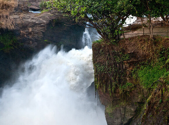 Strongest water falls in Uganda.